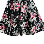 EXPRESS Strapless Floral Flounce Mini Dress Size 4 Romantic Coquette Homecoming Photo 6