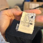 Emporio Armani  Deep Navy Blue Wool Wide Leg Pants Photo 2