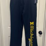 Fanatics Women's Navy Michigan Wolverines Cozy Fleece Sweatpants Size XL Blue Photo 0
