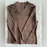 Sigrid Olsen  Chocolate Brown Crew Neck Sweater Photo 1