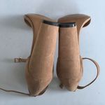 ASOS ankle strap heeled sandals suede Womens Size 6.5 = US SIZE 8.5 Nude Photo 5