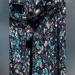 ZARA  Women’s Blouse Ditsy Floral Pleated Chiffon Prairie Cottage Photo 8