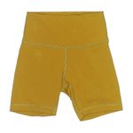 Lululemon Athletica Yellow Athletic Shorts with Wide Waistband Photo 0