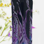 Purple & Black dress Purple Size L Photo 0