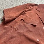 Athleta Orange Echo Collared Top Photo 1