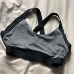 Grey And Black Sports Bra Gray Photo 0