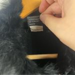 Nina Leonard  Black Real Fur lambswool and angora black vest size XL Photo 2