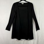 Tuckernuck Black Long Sleeve Mini A-Line Square Neck Middleton Dress Size M Photo 0