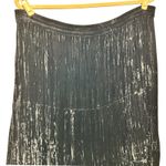 Sun River Women Midi Crushed Velvet Skirt 3X Black Whimsigoth Dark Romantic Photo 1