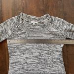 CAbi  black and white knit scoop neck sweater, size XS Photo 6