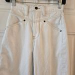 Abercrombie & Fitch Cotton High Rise Wide Leg White Wash Denim Jeans Size 24/00R Photo 1