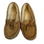 Lamo Tan Shearling Slip On Slipper Moccasins Size 8.5 Photo 1