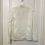 Commense Women's Button Down Shirt‎ Cotton Long Sleeve White Size XS NWT Photo 2