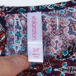 Xhilaration  Womens Long Sleeve Geometric Mini Dress Size S Crochet Cuffs Boho Photo 3