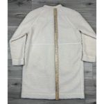 Banana Republic Sherpa Coat Cocoon Deep Pile Fleece Teddy Jacket Trench Sz L Photo 6