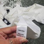 Lucy Paris  White Ruffled Off The Shoulder Blouse Photo 4