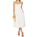 Ciao Lucia Volta Midi Dress in White, Size S White Photo 1