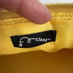 Art Class Y2K Style Mini Bag Wristlet Yellow Corduroy Purse Embroidered Flowers Cottage Photo 8