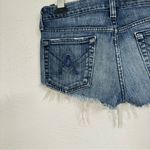 7 For All Mankind  A Pocket Micro Cut Off Jean Shorts Womens 28 Festival Denim Photo 7