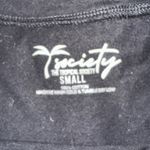 Tropical Society cropped graphic tee Black Photo 1