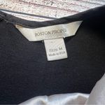 Boston Proper  Black Lace Overlay‎ Cocktail Midi Dress Womens Medium Whimsigoth Photo 3