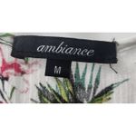 Ambiance Floral Print Romper Spaghetti Strap Casual Summer‎ Outfit M White Size M Photo 2
