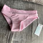 frankie's bikinis  Pink Gavin Ribbed Bottom New Size XS Barbie Lined Photo 1