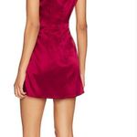 MORE TO COME Abigail Mini Dress in Wine Red XS Photo 1