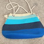 Blue Gradient Woven Bag Photo 4