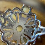 Natural Honey Opal Sterling Silver Cocktail Ring Size 7 Photo 5