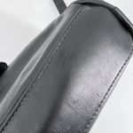 Stone Mountain Women's Sling Bag Shoulder‎ Leather Vintage brass Hardware Black Black Photo 13