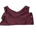 Honey Mark Swim Tank Top Women 3XL Burgundy V Photo 2