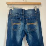 Vip Jeans Womens  Blue Stretchy Skinny Jean Sz 3/4 Photo 5