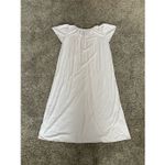 Vintage Miss Elaine Short Sleeve Long Pink Nightgown Nylon Dress Flowers Size M Size M Photo 3