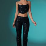 Oh Polly Black Embellished Lace Corset Top Photo 4