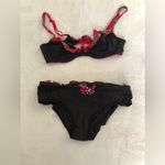 Victoria's Secret Victoria’s Secret cotton blended bells bra and bottom set, bra 34B, bottom SP Photo 2