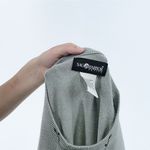 Sag Harbor Vintage  Petite Floral Gray Knit Short Sleeve Sweater Size Medium Photo 3