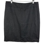 Banana Republic NWT  Novelty Pencil Skirt Size 14 Brown Birdseye Wool‎ Career Photo 0