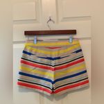 J.Crew Striped Multicolor Jacquard Shorts. Size-0 Photo 2