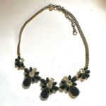J.Crew  black rhinestone statement necklace Photo 1