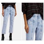 Isabel Marant Notty Straight-Leg Cropped Ankle Jeans Photo 1