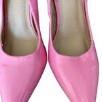 Chase and Chloe  Los Angeles Barbie Pink Point Toe Faux Patent Leather Heel size 7 Photo 3