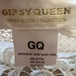 Gipsy Queen Boho Butterfly Sleeve Lacey Tassel Dress/top Ivory Fairy Whimsy L/XL White Photo 2