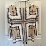 Talbots  XS top. 3/4 sleeve, nautical print. Work, office, resort wear, cruise. Photo 4