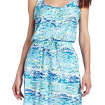 Lilly Pulitzer  Kori Sleeveless Mini Dress in High Tide Toile Blue Size XS Cotton Photo 0