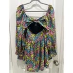 For Love & Lemons NWT  Ruth Mini Dress in Blue Sz M Photo 11