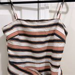 Adelyn Rae  Romper Skort Striped Dress Size Medium Photo 4