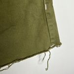 PacSun Olive Spliced Ultra High Waisted Vintage Denim Shorts 100% cotton size 27 Photo 7