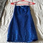Lucy in the Sky  Shimmering Blue Sequin Dress Photo 0