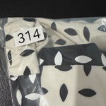 Adam Selman  Black & Ivory Patterned Column Maxi Dress/Size 0  Photo 9